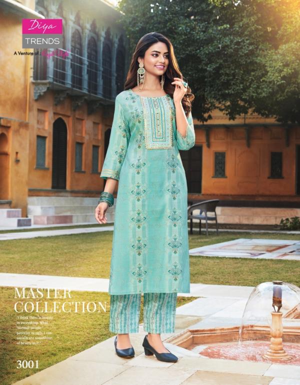 Goldy Vol 3 By Diya Trends Fancy Kurti With Bottom Collection